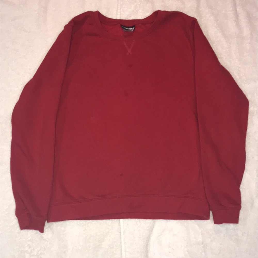 Red Velvet Soft Sweatshirt from Joe Boxer